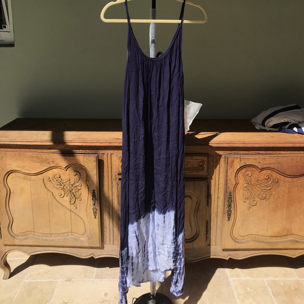 BOHO tie dye maxi dress